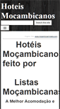 Mobile Screenshot of hoteismocambicanos.com